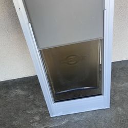 Dog Glass Door