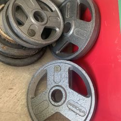 Assorted Pairs of Weights 25s 10s