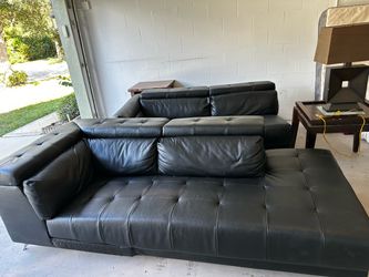 Black sofa 2 pieces