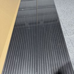 NEW Black Oak Acoustic Wood Wall Panels (2 Panels) – Modern Luxury TV Wall
