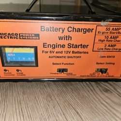 Battery Charger And Battery Jump Box