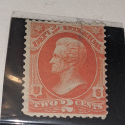 1873 Dept Of The Interior Stamp