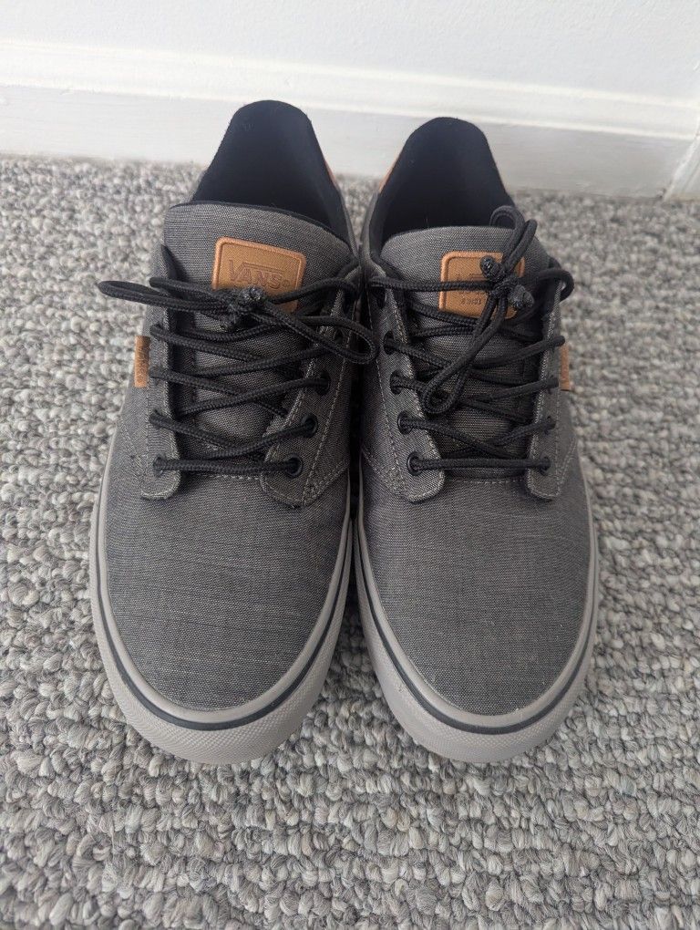 Men's Grey Vans Size 10