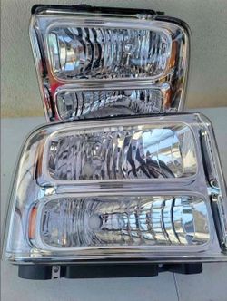 05-07 Ford F-250-F-550 Headlights Faros Calaveras Micas Luces Lamps