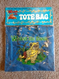 Vintage Wicket The Ewok Tote Bag By Adam Joseph Industries