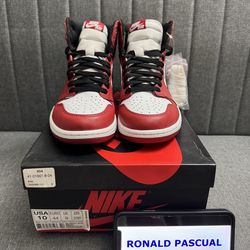 Jordan 1 high og chicago size 10 $650obo nigel sylvester, union, undefeated, reimagined, travis fragment, mind001, brick by brick