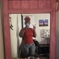 Huge Pink Mirror
