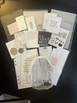 Cloth & Paper Bundle – Neutral Inserts + Tabs + Stickers