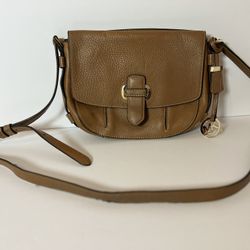 Michael Kors Romy Medium Pebbled Leather Crossbody Bag