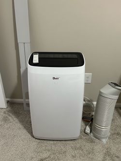 DuraComfort 10000BRU Portable Air Conditioner with Heat, Cools Up to 450 Sq.Ft, Whitef