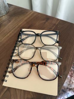 6 Pairs Oversized Square Fashion Glasses