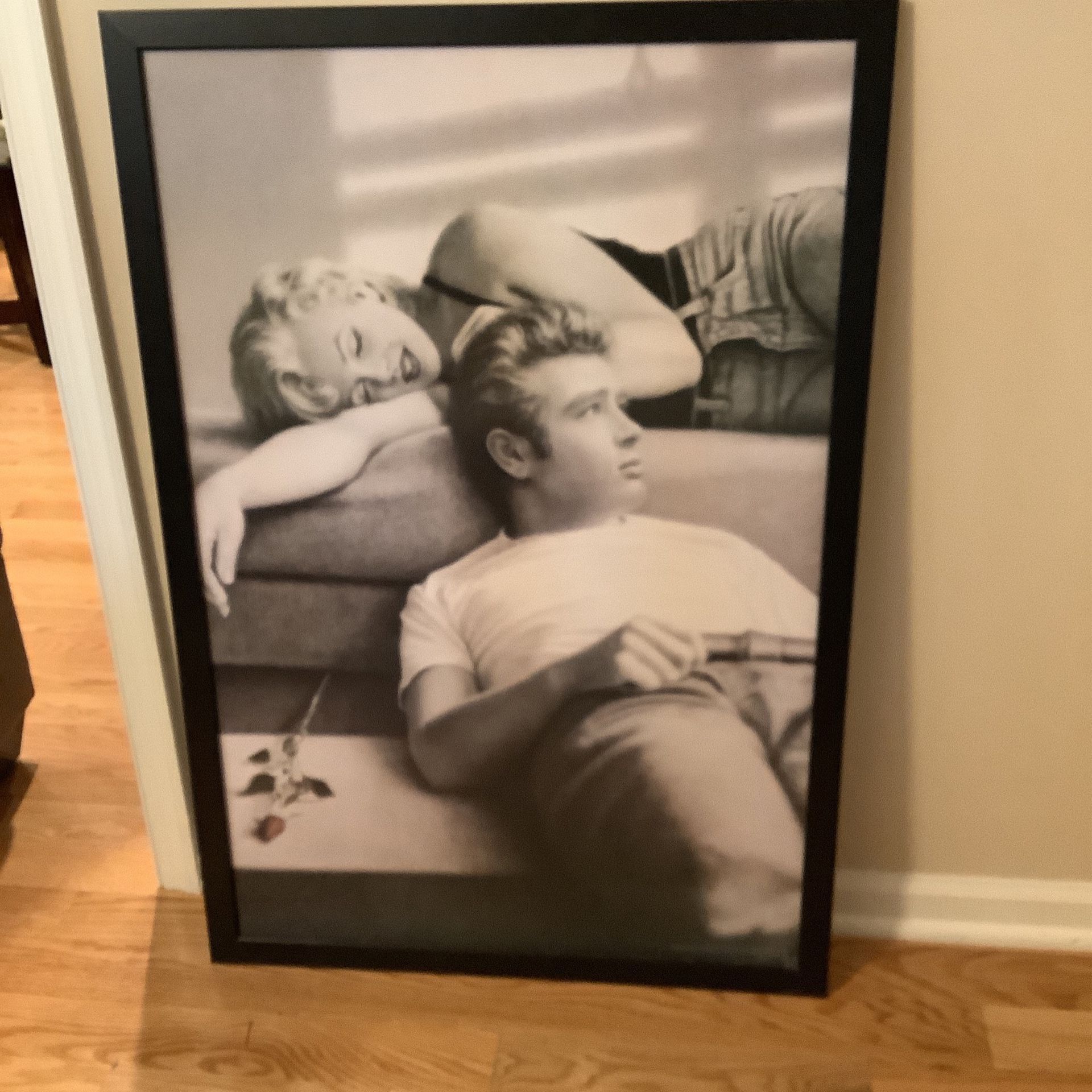 Marilyn Monroe / James Dean Framed wall art