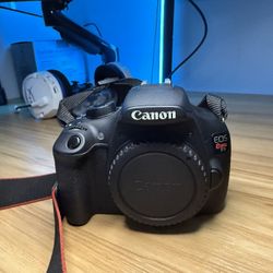 Canon EOS Rebel T5 DSLR Camera Bundle – $285 (Great Condition + Extras!)