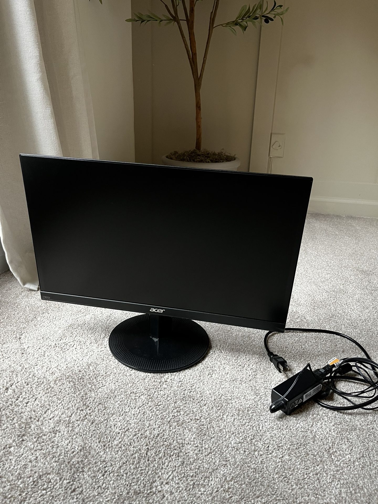 Acer 22” Monitor And Power Cord