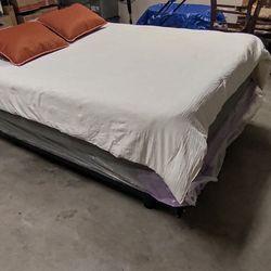 Serta Mattress Queen Size Metal Frame