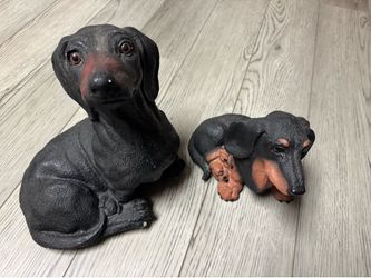 Dachshund statues