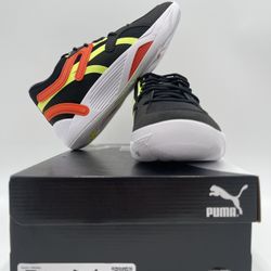 Puma TRC Blaze Court “Black Cherry Tomato" Basketball Shoes