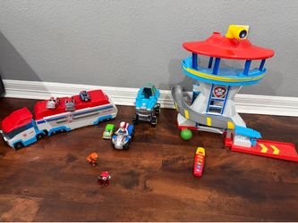 Bunch of Paw Patrol toys