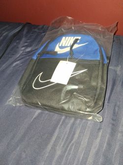 NWT Nike Mini Backpack Bag - Blue & Black Crossbody