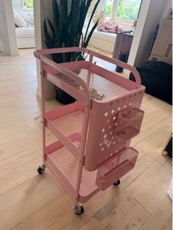 Pink working cart