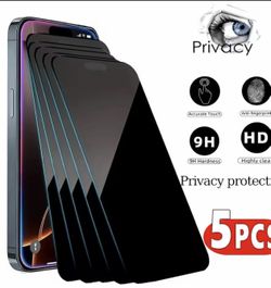 5 pcs Privacy Anti Spy  Screen Protector  iPhone 17  pro max