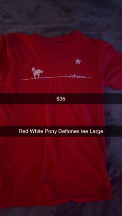 Red Deftones White Pony Large