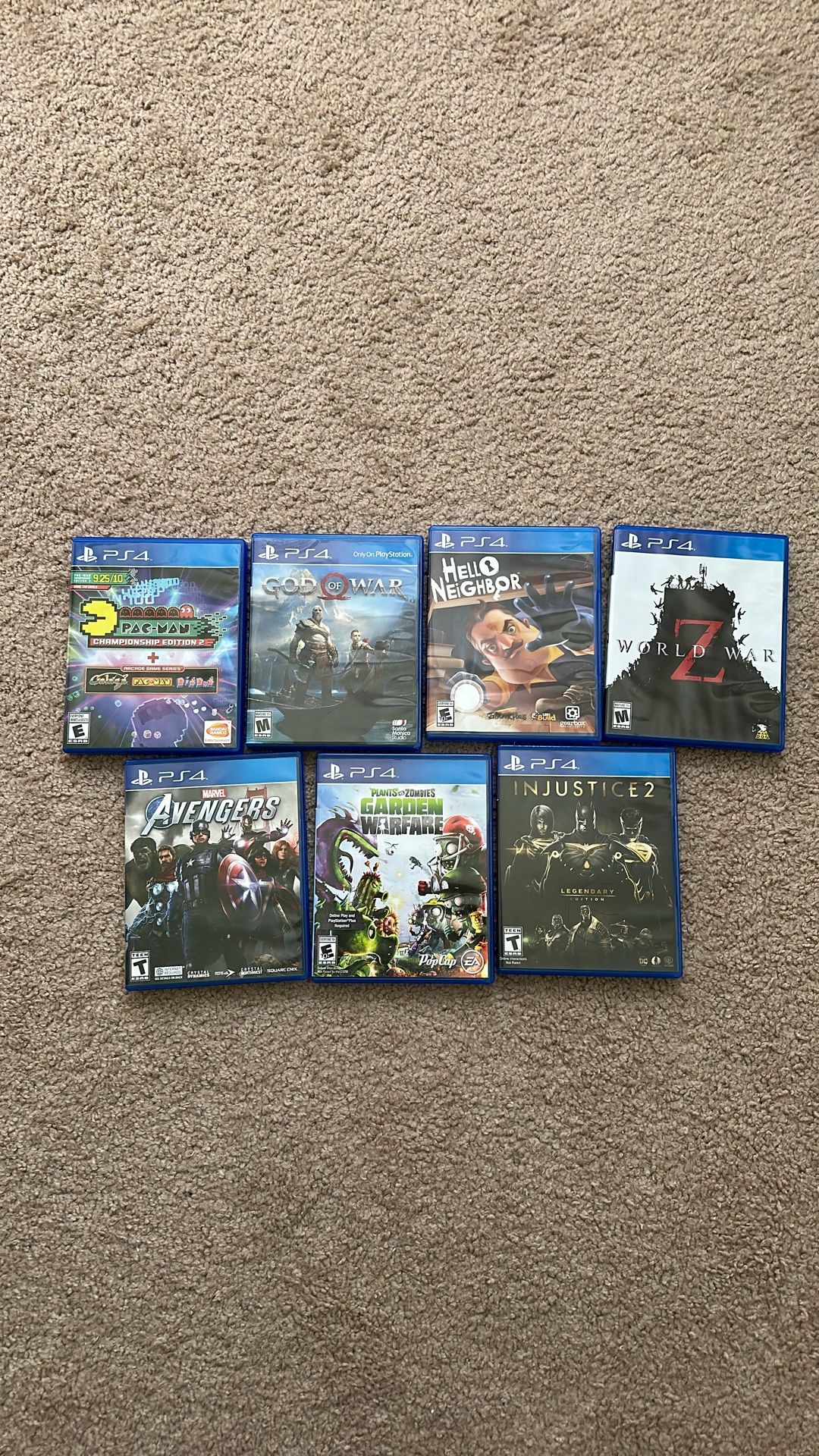 PS4 Games. Lot Of 5