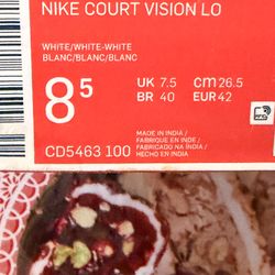Nike court vision lo