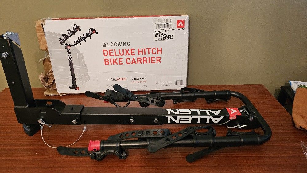 Allen Sports Locking 4-Bicycle Hitch Rack