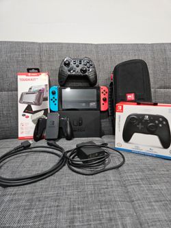 Nintendo Switch with Extras