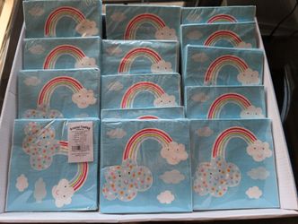 Rainbow napkins