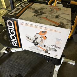 Rigid 10” Compound Miter Saw With Adjustable Laser New In Box