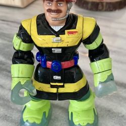 Mattel 2002 Rescue Heroes FDNY Billy Blazes Fireman Toy Action Figure