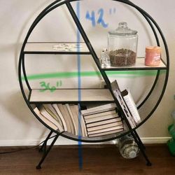 Tier Metal Hanging Circle Floating Shelves