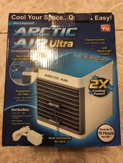 Attic ac air ultra brand new box a little beat up