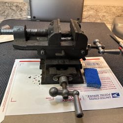 Drill Press Cross Side Vice 