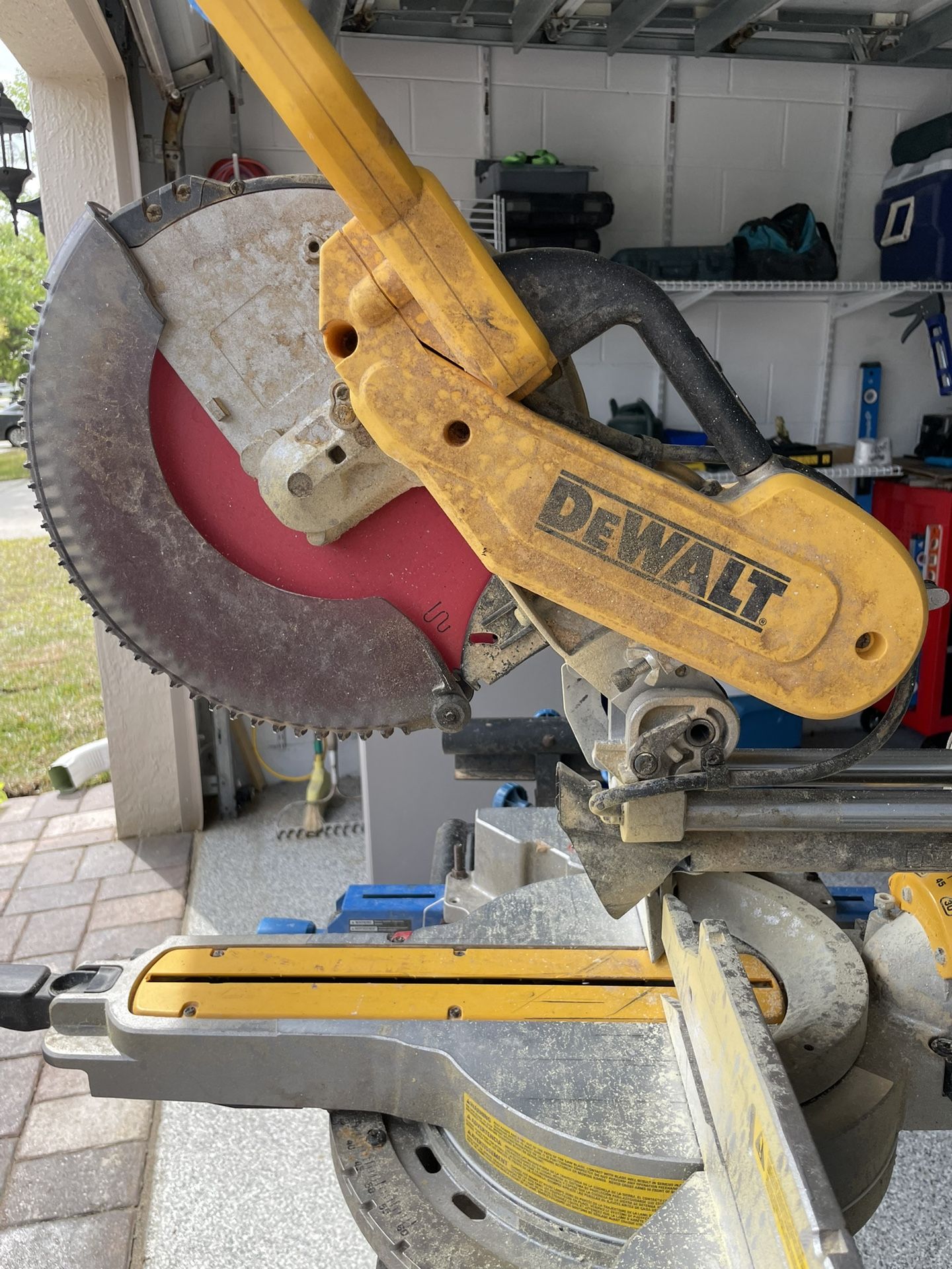Table Saw and Chop Saw