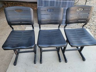 Heavy duty Black Plastic Chairs