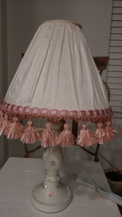 Custom Rhinestones Lamp $30.00