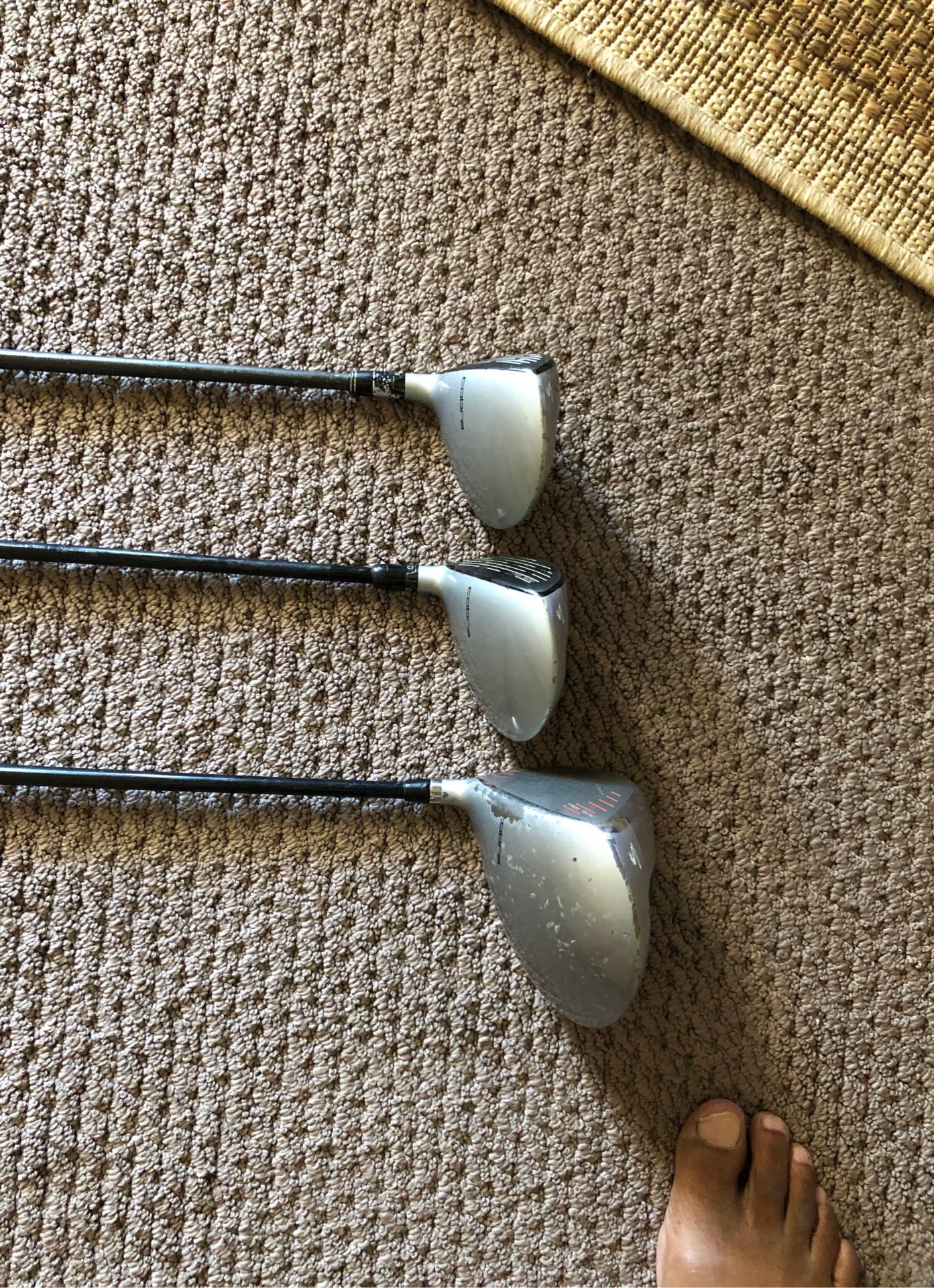 Cobra driver 10.5 right hand 5 wood 3 wood