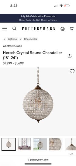 Pottery Barn Chandelier