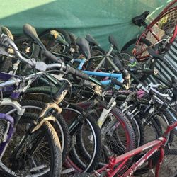 150 bicycles plus part wheels tires tubes trade for ? 