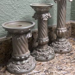 3 Candle Holders Home Interior