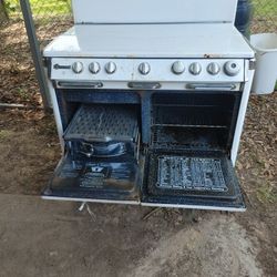 Really Old Gas Top Stove 