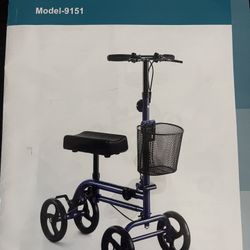 Black Knee Scooter W/basket.