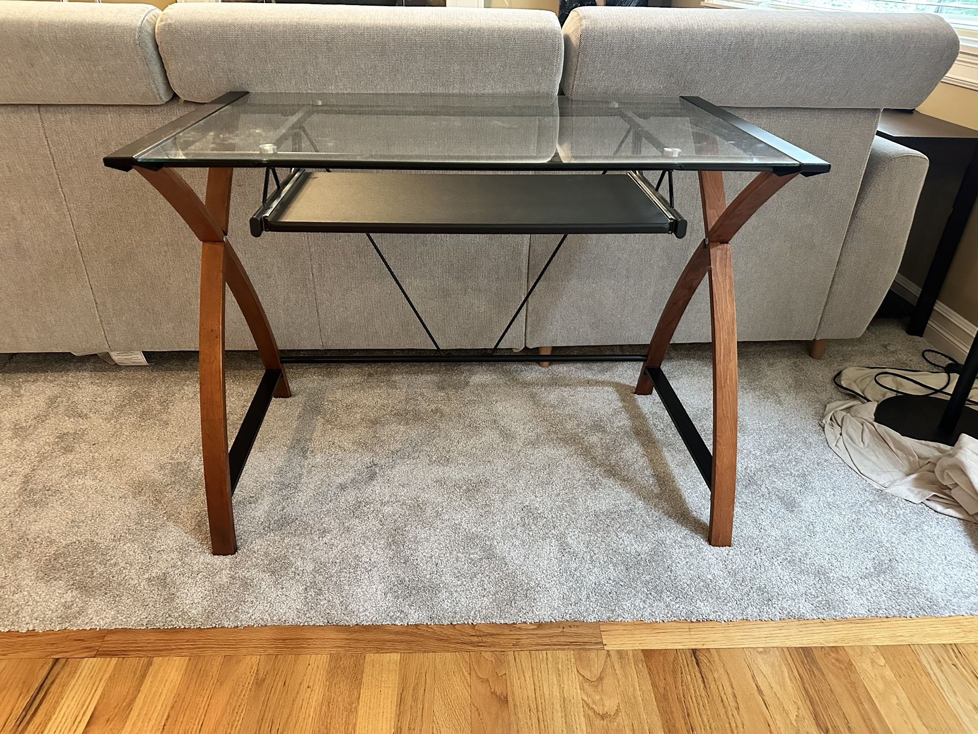 Glass Top Desk