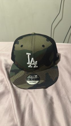 Camo Dodgers SnapBack