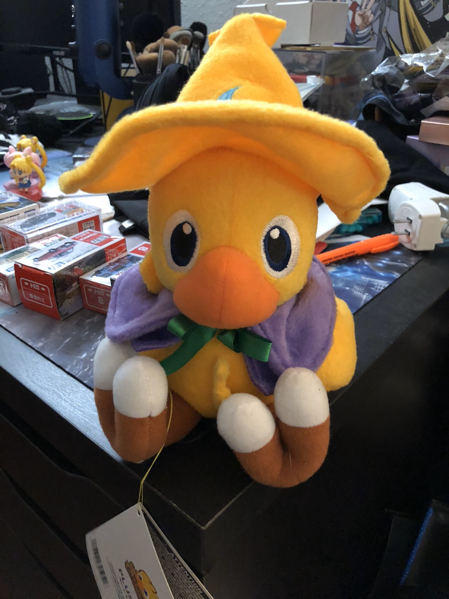 Final fantasy chocobo black mage plush toy anniversary edition