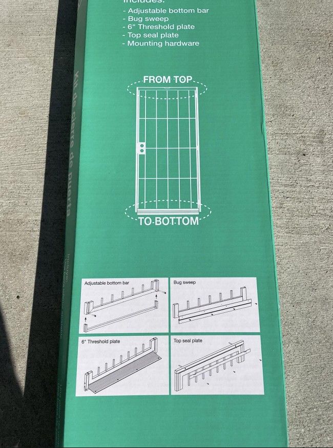 New Security Door Seal Kit