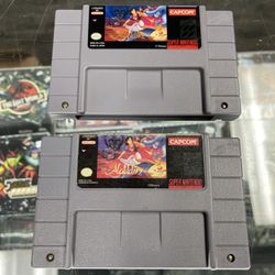 Aladdin SNES $20 Gamehogs 11am-7pm